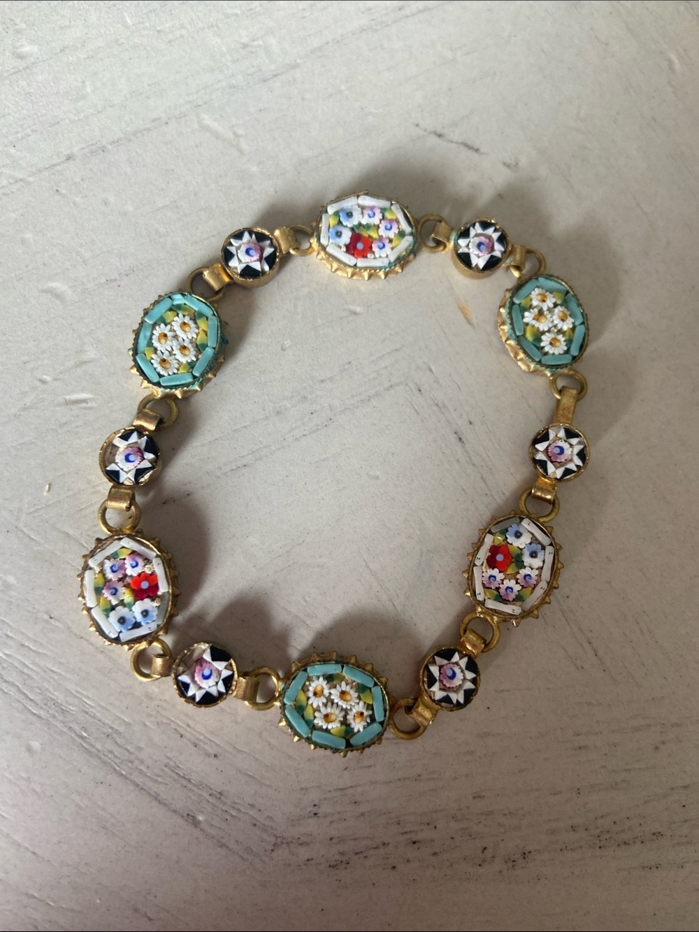 Mosaic Flower Bracelet